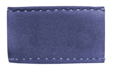 Mavi boş deri etiket, metniniz için yararlı