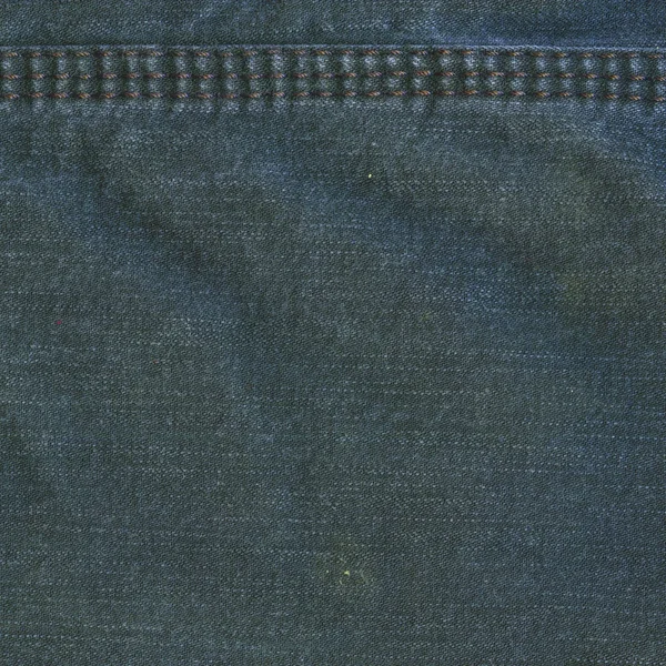 Fragment of blue jeans as background — Stock Photo, Image