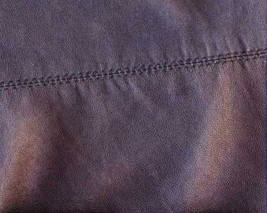 mor-kahverengi deri arka plan. Dikiş