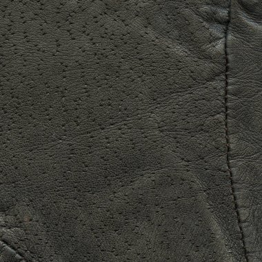 arka plan olarak siyah deri doku delikli