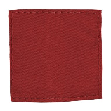 kırmızı kumaş etiket boş, metniniz için kullanılabilir