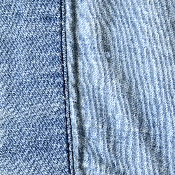 Fond Denim Bleu Clair Seams Utile Pour Les Travaux Conception — Photo