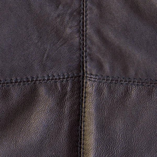 Violet Leather Background Seams Useful Design Works — Stock Photo, Image