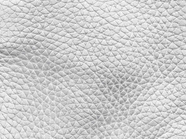 Cuir Blanc Texture Gros Plan Utile Comme Arrière Plan — Photo