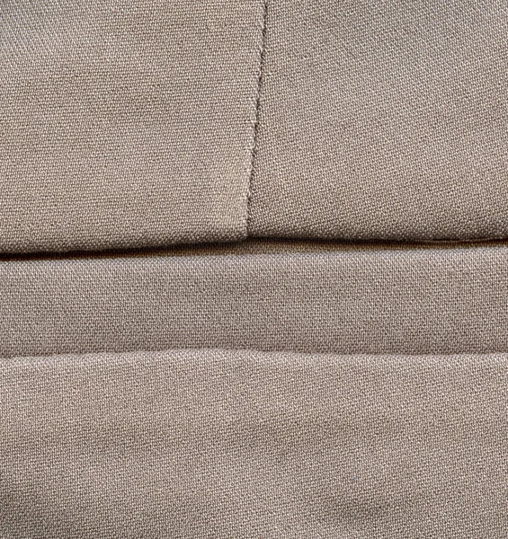 米色的纺织品质地 作为背景有用 — 图库照片