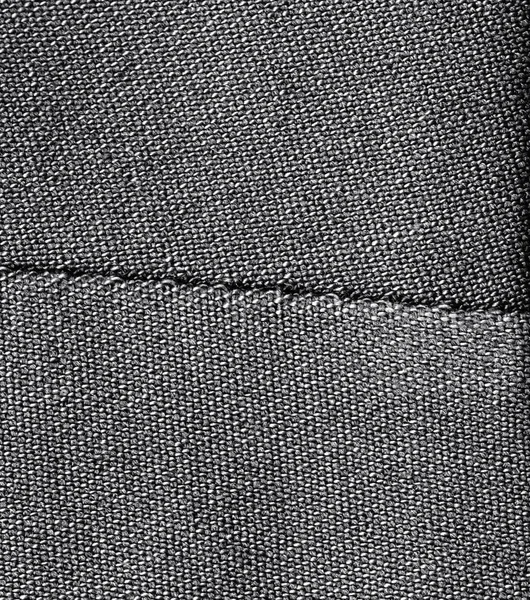 Grå Textil Bakgrund Söm — Stockfoto