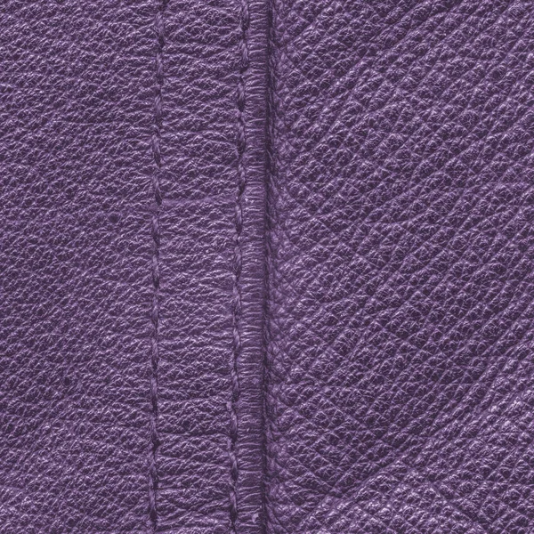 Violet Leder Texture Als Achtergrond Naden — Stockfoto