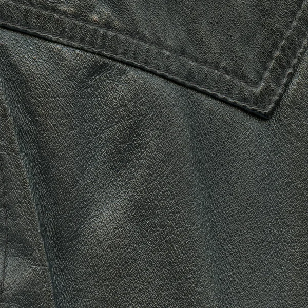 暗灰色皮革背景 用于设计作品 — 图库照片