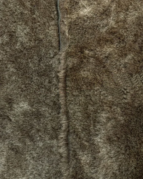 Fragment Fur Coat Brown Fur Background — Stock Photo, Image
