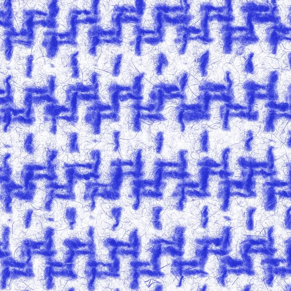 Mavi-beyaz Tekstil doku tasarım çalışmaları için arka plan olarak — Stok fotoğraf