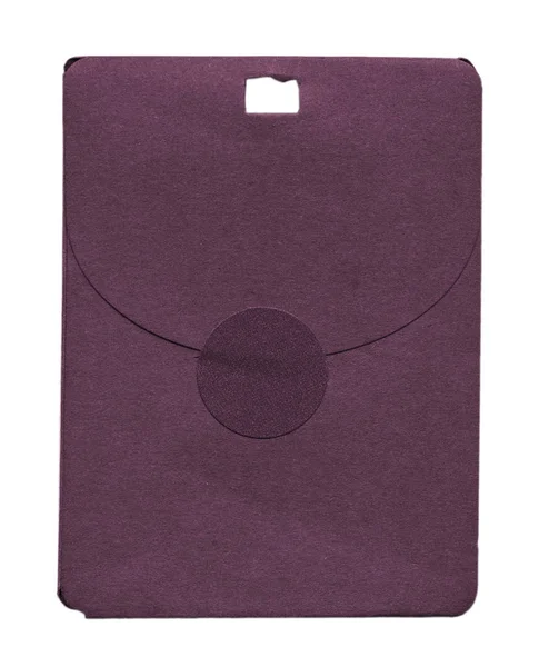 Envelope Violeta Para Botões Reposição Para Roupas — Fotografia de Stock