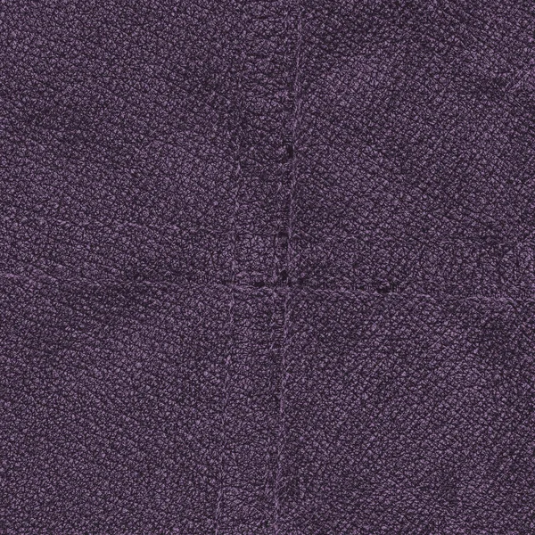 Violet Leather Background Seams Useful Background — Stock Photo, Image