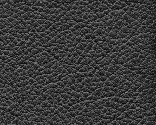Zwart Leder Textuur Closeup Useful Als Achtergrond — Stockfoto