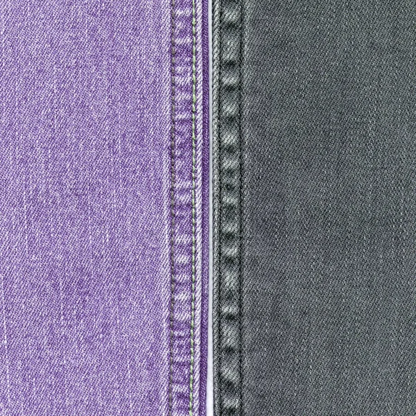 Джинсовий фон фіолетового і сірого кольорів — стокове фото