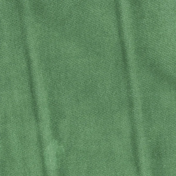 Textura têxtil verde, dobras — Fotografia de Stock