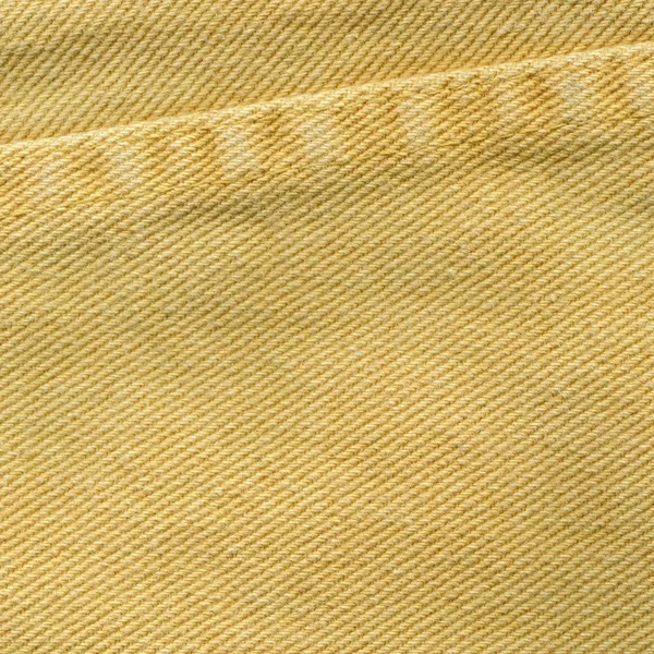 Yellow textile texture as background — Stock Photo, Image