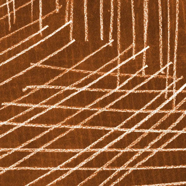 White lines on brown paper. Useful as  background — Stock Photo, Image