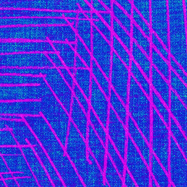 Bakgrund av blå material med lila linjer — Stockfoto
