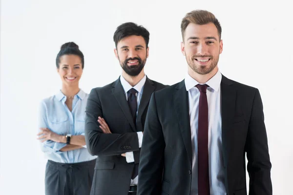 Gente de negocios sonriente — Foto de Stock