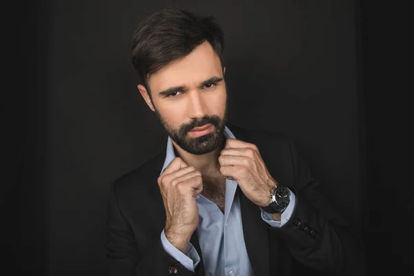 Handsome bearded businessman — Stock Photo, Image