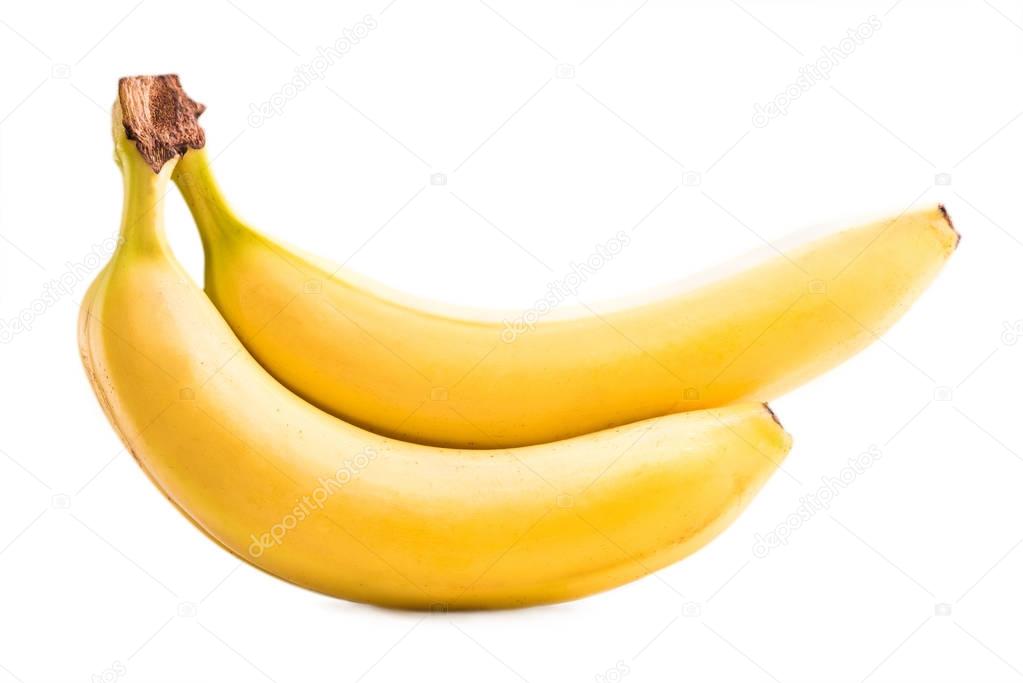 ripe yellow bananas