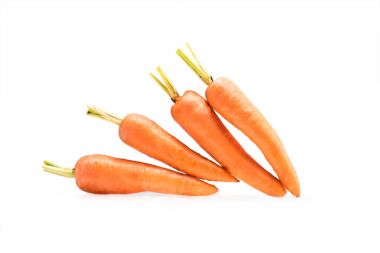 pile of fresh ripe carrots clipart