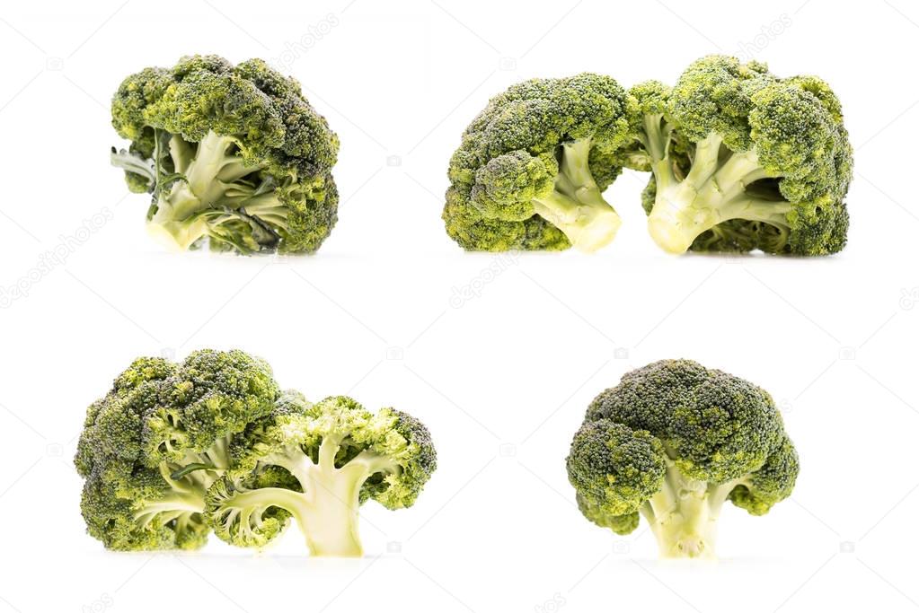 composition of healthy ripe broccoli