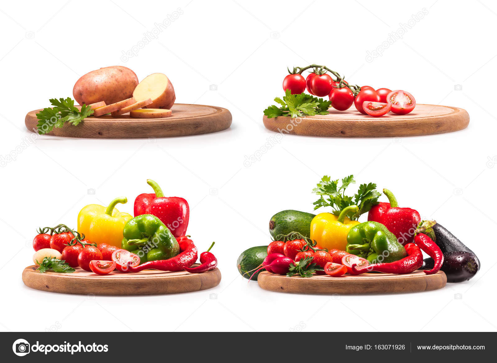 Collection of raw vegetables — Stock Photo © VadimVasenin 163071926