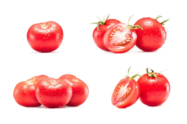 Raccolta di pomodori freschi — Foto Stock