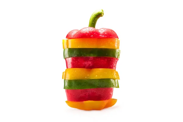 Slices of bell pepper — Stock Photo, Image