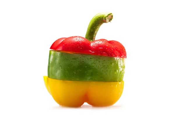 Sliced pepper — Stock Photo, Image