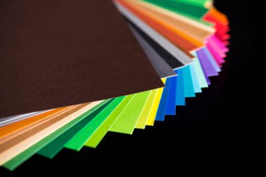 various colorful papers clipart