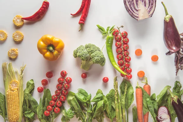 Diferentes verduras frescas — Foto de Stock