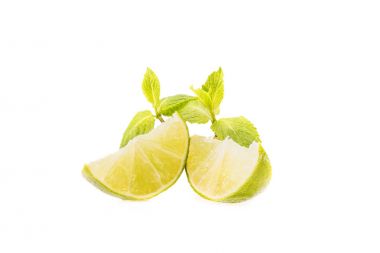 taze limon dilimleri