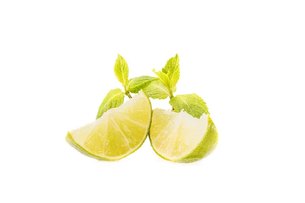 Fresh lime slices — Stock Photo, Image