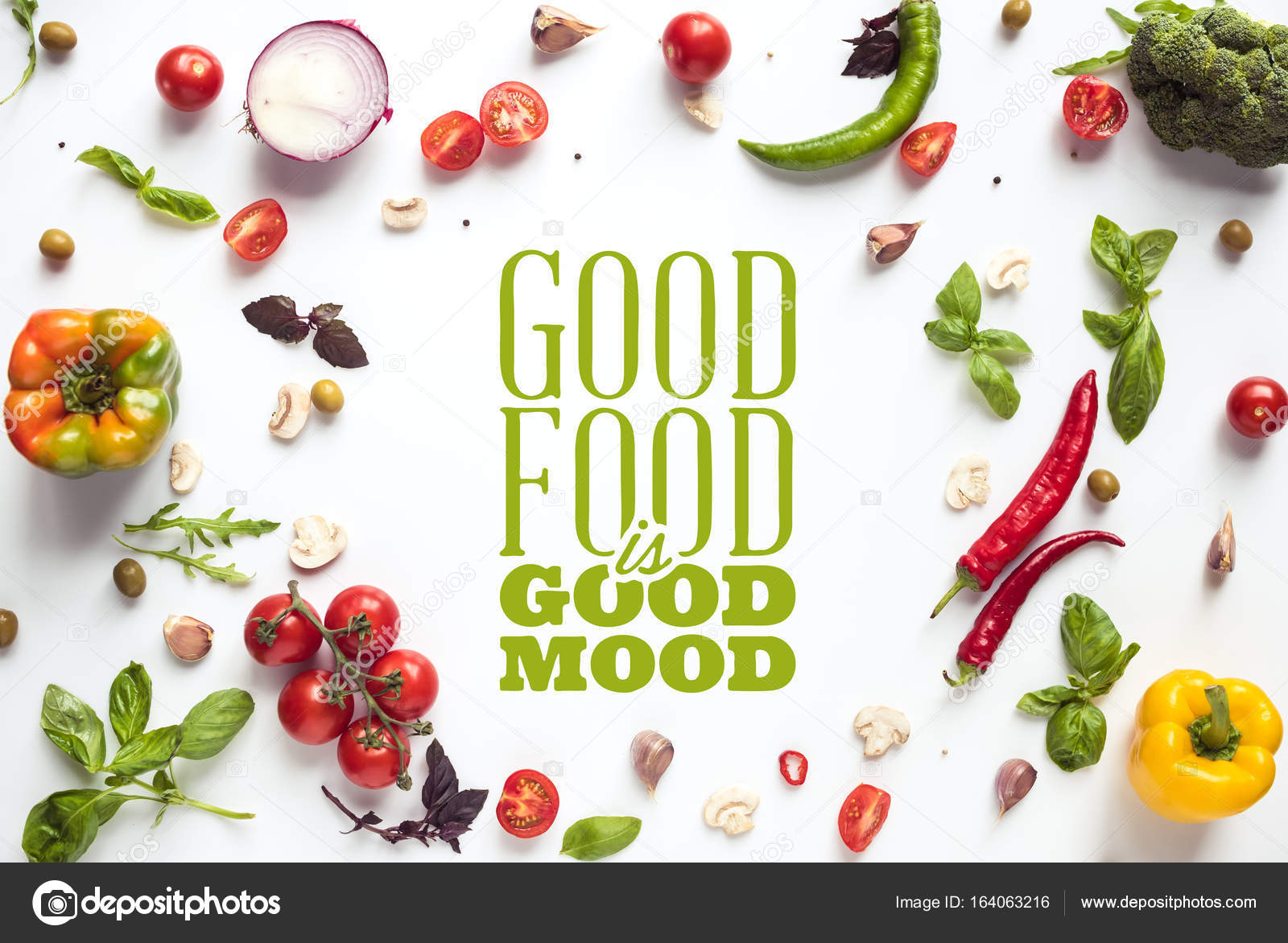 Fresh vegetables and herbs — Stock Photo © VadimVasenin 164063216