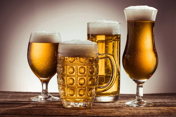 Beer glasses — Stock Photo, Image