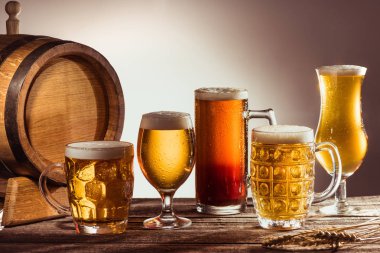 bira bardaklarda ürün çeşitliliği