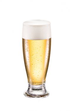 soğuk bir bira bardağı