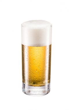 soğuk bir bira bardağı