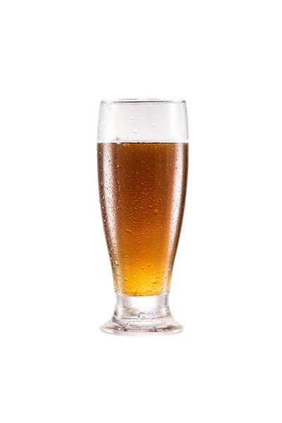 Glass of fresh tasty beer — Stock Photo, Image