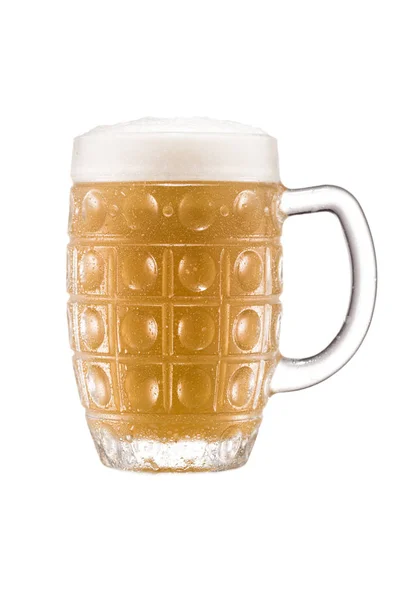Стакан свежего пива — стоковое фото