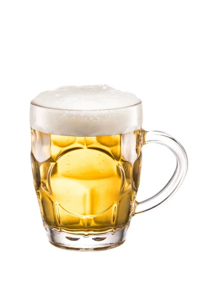 Glas vers bier — Stockfoto