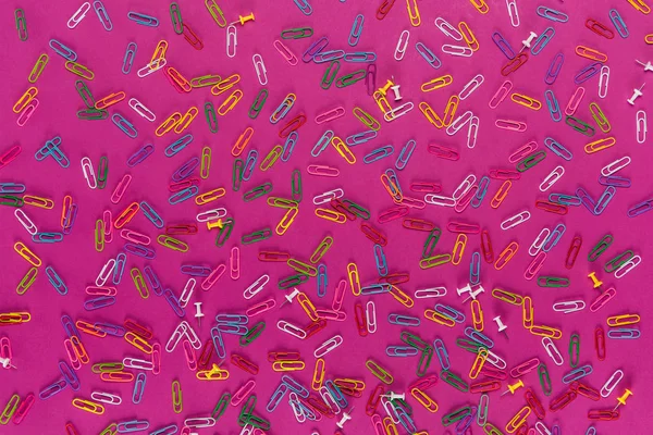 Composition made of paperclips — Stock Photo, Image
