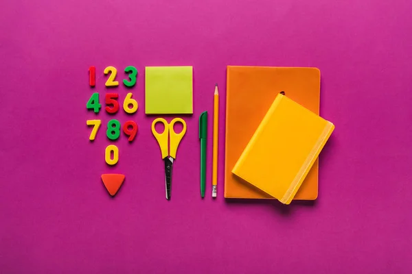 Composition of school supplies — Stock Photo, Image