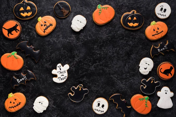 Ev yapımı halloween kurabiye — Stok fotoğraf