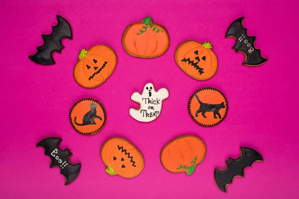 Hjemmelavede Halloween cookies - Stock-foto