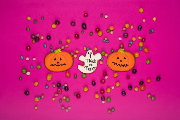 Hembakade halloween kakor — Stockfoto
