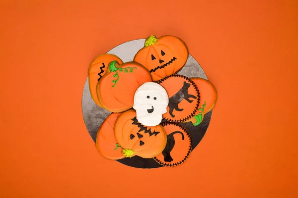 Homemade halloween cookies — Stock Photo, Image