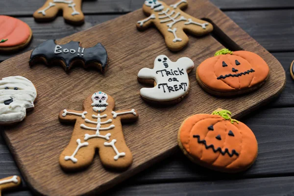 Složení halloween cookies — Stock fotografie